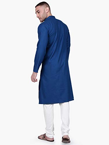 Image of Rajubhai Hargovindas Men's Premium Cotton Solid Kurta