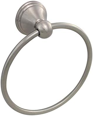 Formosa Design Hardware Towel Ring Variety of Finishes and Styles Available (Modern Style, Brushed Nickel)