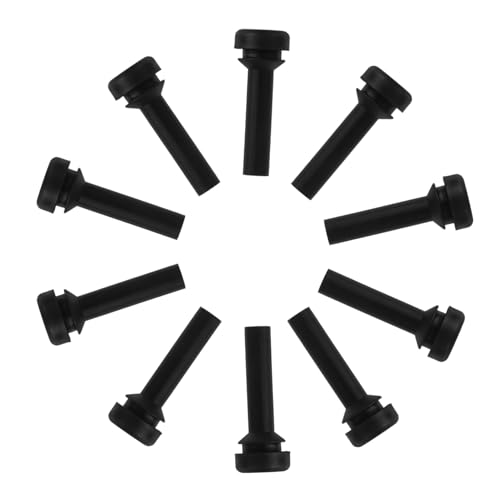 BAZEITFLOW 10pcs Gas Stove Feet Pads Rubber Replacement Non Slip Kitchen Grate Feet for Gas Burners Stable Stove Support Preventing Sliding Easy Installation