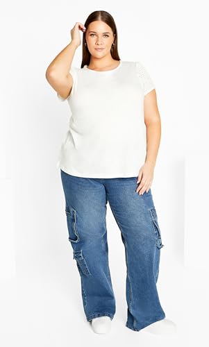 Image of City Chic Plus Size Top, Linny Top