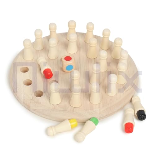 Image of Memory Chess Game, Memory Game for Kids, Board Games Toys for Boys and Girls Fun Adults at Home Games for Boys 7-14 Years funzone Puzzle Game for Kid 7 to 10 Years