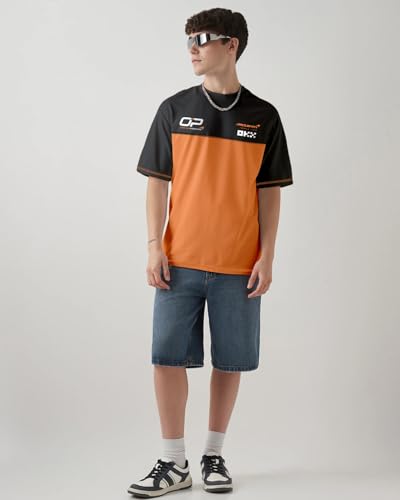 Image of crazymonk Oscar Piastri Oversized T-Shirt - Multi Color