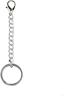 GADIEMKENSD 10cm Long Heavy Duty Pocket Key Ring, Credit Card Wallet Key Chain with Lobster Clasp Keyfob for Men and Women