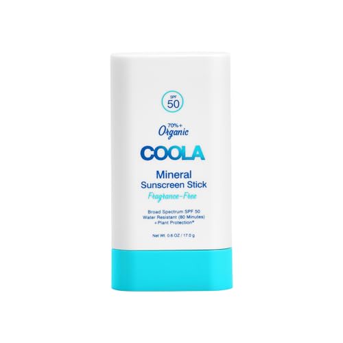 AmazonUs/CPD6H COOLA Organic Liplux Lip Balm and Sunscreen with SPF 30, Dermatologist Tested Lip Care for Daily Protection, Vegan and Gluten Free, 0.15 Oz