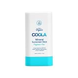 COOLA Organic Mineral Sunscreen SPF 50 Sunblock Stick, Dermatologist Tested Skin Care For Daily Protection, Vegan And Gluten Free, 0.6 Oz