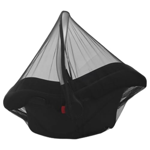Red para cochecito, cubierta de malla ligera con bolsa de almacenamiento, diseño versátil, transpirable, ajuste seguro, para portabebés, cunas, minicunas de viaje