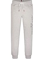 Tommy Hilfiger Unisex Kids Essential Sweatpants, Light Grey Heather, 14 Years
