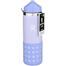 Hydro Flask 20 Oz Kids Wide Mouth Straw Cap And Boot Wisteria