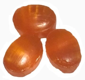 pin24shop 2,5 kg Zuckerfreies Orangen Frucht Bonbon mit dem Intensiven Geschmack