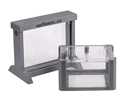 AntHouse - 3D Grey Sand Ant Hill- Basic Kit | Sandwich (4.72 x 3.94 x 0.39 in) + Forage Box (7.09x 3.94 x 1.97 in) | Ant Farm - Image 5