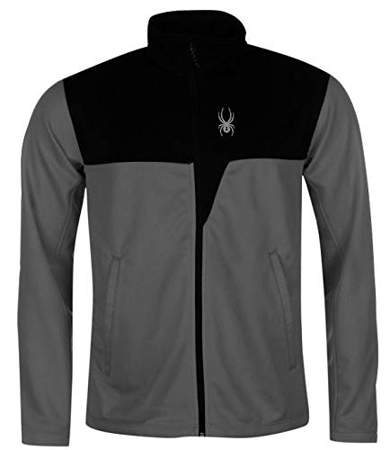 Spyder Ryder – Giacca Midlayer grigio nero Tutte le taglie nuovo con etichetta