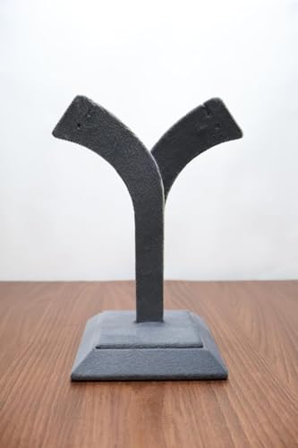 Image of Earring Display Stand and Organiser Jewellery Holder for Counter Display Y-Shape Showpiece (Grey)