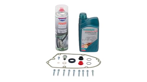 SET: Ölwechsel 1 Liter Öl + Reiniger & Schraubenset S51 SR50 KR51/2