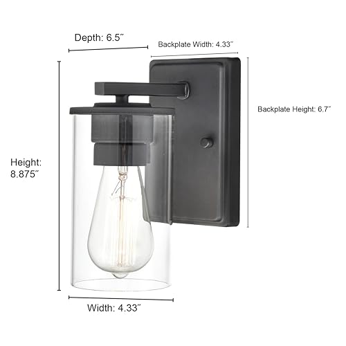 Millennium Lighting Wall Sconce, Matte Black by ML Lighting - Used condition - Image 5