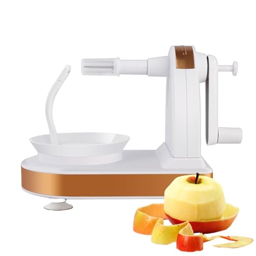 Éplucheur à manivelle, éplucheur de pommes de terre à manivelle | Éplucheurs de carottes pour la cuisine | Éplucheur de fruits manuel, éplucheur de fruits rotatif, Machine à éplucher les fruits à mani