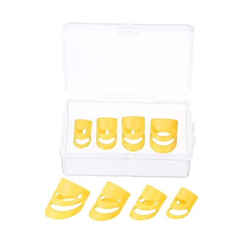sourcing map Guitare Doigt Médiators XL L M S Dimension Jaune avec Rangement Boîte pour Guitare Basse Ukulélé Paquet de… - Les Beatles, Paul McCartney, John Lennon, RIngo Starr, George Harrison sourcing map Guitare Doigt Médiators XL L M S Dimension Jaune avec Rangement Boîte pour Guitare Basse Ukulélé Paquet de…