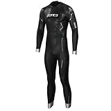 ZONE3 (ゾーンスリー) Men's Agile Wetsuit - Black/Silver, ST