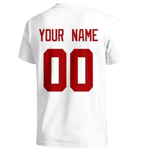Image of ANTKING T Shirt with Custom Name Number for Men Women Gifts | Custom T Shirt for Youth Men Women Birthday Gift