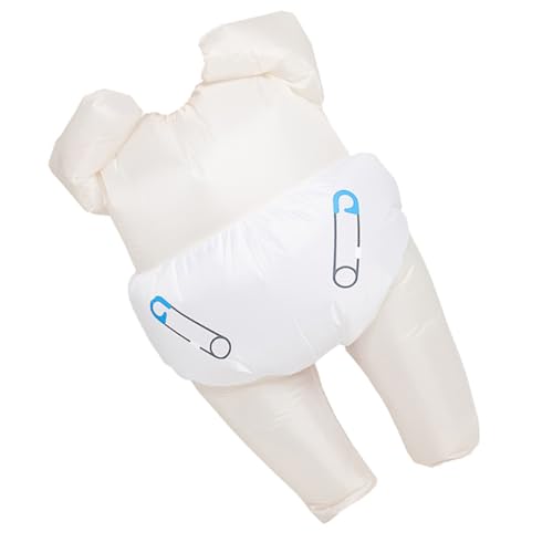 Costume gonflable intégral beige SOLUSTRE vêtement de fête étanche pliable
