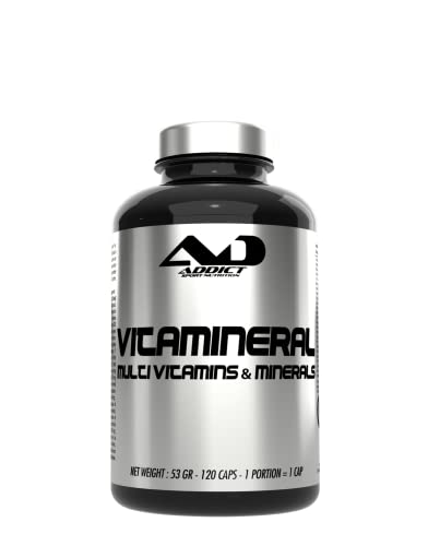 Complément alimentaire | Nutriments | Santé | Bien être | Vitamine B12 | Mulmtivitamine | Vitamineral | Complexe Vitamines et Minéraux | 120 Capsules Cover