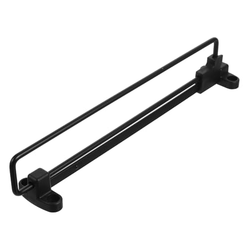 ARTIBETTER Barra Telescópica Extensible para Armario Negra Perchero Retráctil para Colgar Ropa Riel Deslizante Ahorra Espacio Soporte Resistente con Instalación Sencilla