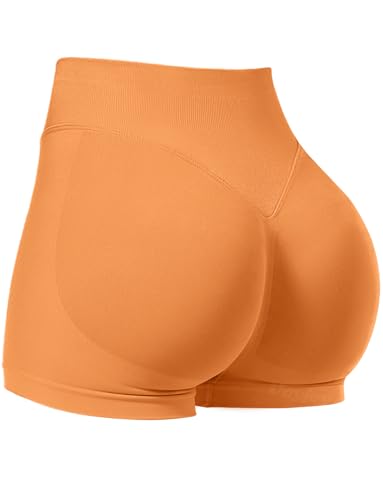 Image of VOYJOY Women Workout Impact Shorts 2.5 inch / 3.6 inch / 4.5 inch / 6 inch Scrunch Butt Booty | Tummy Control, High Waisted, Bike Short, Gentle Compression, for Women