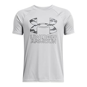 Under Armour Boys’ Tech Hybrid Print Short Sleeve T Shirt