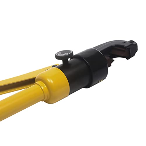 Hydraulic Rebar Pliers - Portable Hydraulic Rebar Cutter for Concrete Construction - Cuts 1/4\" to 7/8\" / 4mm to 22mm - 12ton - Handheld Cutting Tool With Box