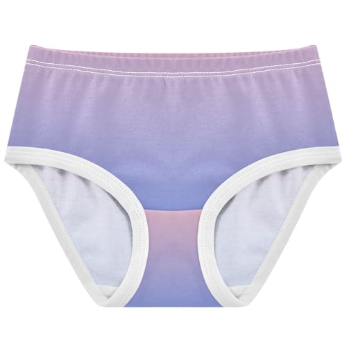 Joisal Blush Pink Blue Gradient Panties Little Girl Girls Underwear Toddler Cotton Durable Briefs Underpants 2t