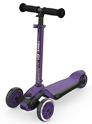 Ybike GLX Boost Scooter with Adjustable Steering and Handlebar Height for Kids Ages 2-13