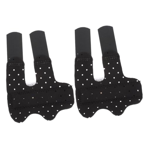 Beavorty 2 Pcs Orthotics Splint Brace Joint Fixator Thumb Brace Tool Stand Support Brace Fracture Tool Composite Cloth Black