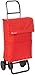 Rolser M288694 - Carrello Spesa 2+2 Jean, Colore Rosso