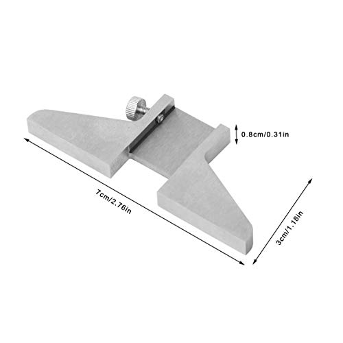 Base de profundidad para calibrador de acero miniatura 7