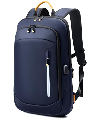 Lekespring Slim 17.3" Laptop Backpack with USB, Blue