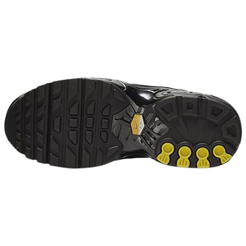 Nike Air Max Plus Little Kids' Shoes (CD0610-001, Black/Black-Black) Size 24