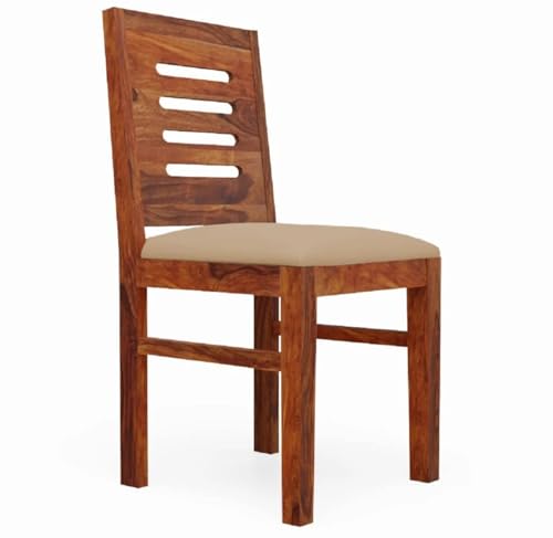 Image of RECTART Solid Sheesham Wood Dining Table Set 6 Seater for Dining Area Living Room | 4 Chair & 1 Bench | Hotel /Restaurant Dining for Six People | (Natural Teak Urban White, 6 Seater with Bench)