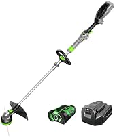 EGO Power+ String Trimmer, Battery Powered, 15" Trimmer for Weeds and Grass with POWERLOAD, Telescopic Aluminum Shaft, Includes 56V 2.5Ah Battery and Charger - ST1511T
