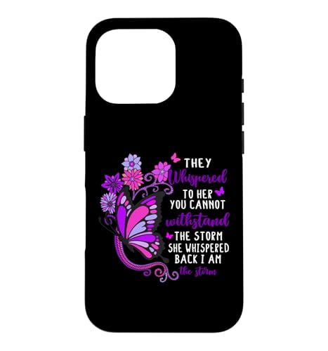 They Whispered You Cannot Withstand Storm Women Im the Storm �X�}�z�P�[�X iPhone 16 Pro �p