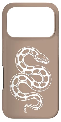 Ball Python Collector Snake Line Art - �u���E�� �X�}�z�P�[�X iPhone 17 Pro �p