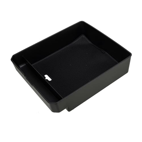 LUOWEINA Caja de almacenamiento for reposabrazos de consola central de coche, compatible con Toyota,Land Cruiser Prado 2003-2019, bandeja organizadora negra caja de almacenamiento debajo de la consola
