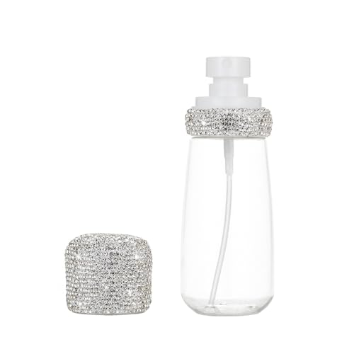 Bling Travel Spray Bottle 20oz/60ml, Fine Mist Mini Empty Spray Bottle, Leak Proof Cosmetic Refillable Travel Containers Plastic Hair Spray Bottle Sprayer for Water, Perfume, Face & Hair Mist.