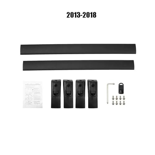 Barras transversales portaequipajes coche techo aluminio para Toyota RAV4 13-18 3