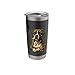 Funny Boxer Dog Smoking Cigarette Whisky Lover Funny Dog Stainless Steel Insulated Tumbler