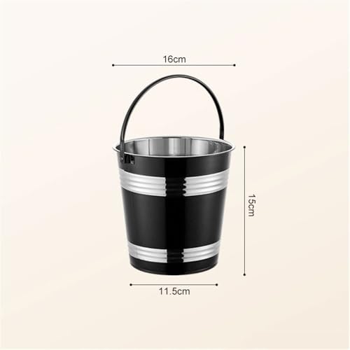 Cubo de hielo de acero inoxidable para enfriar vino sin goteos 3