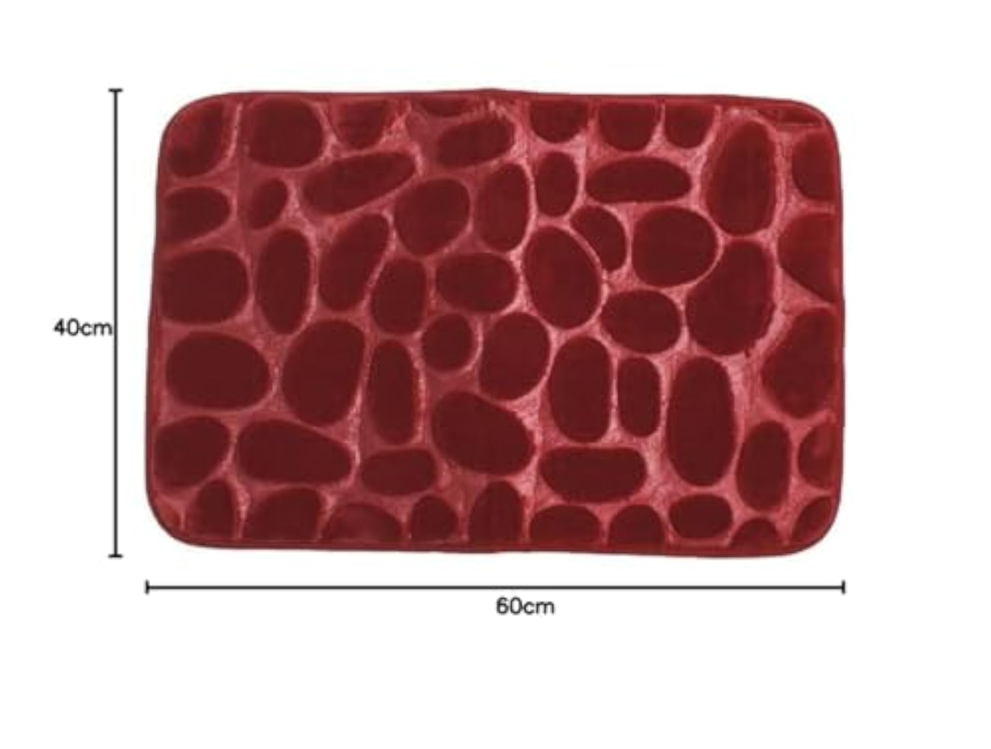 Pebble Memory Foam Bathmat, Maximum Absorbent