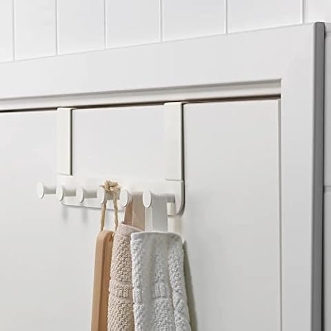 Ikea Enudden  Contemporary  Hanger for Door, White - Pack of 1 Cover