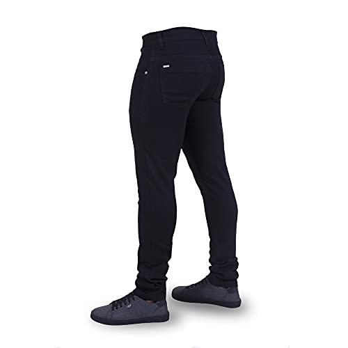 Calça Jeans Masculina Skinny Moderna Preta/46