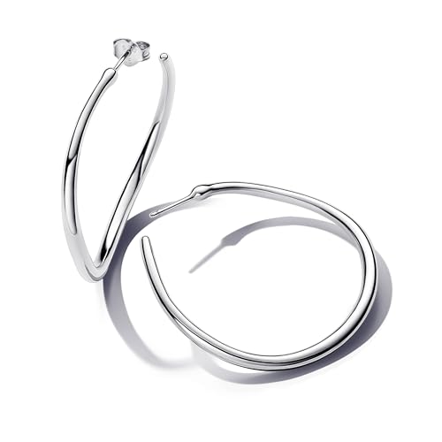 Pandora Essence Pendientes de aro de plata de ley