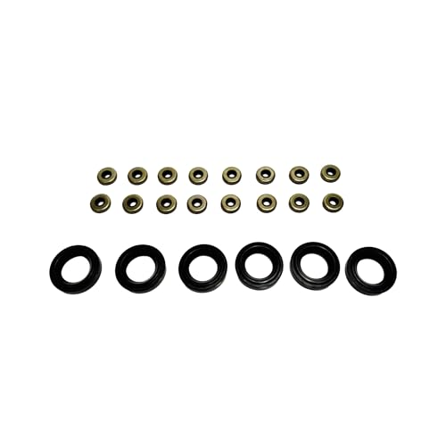 Image of Engine Cylinder Valve Cover Gasket Set VS50422R MS95899 VC203 Compatible with Toyota Tacoma 1995-2004 V6 3.4L /Tundra 2000-2004 V6 3.4L /4Runner 1996-2002 V6 3.4L /Toyota T100 1995-1998 V6 3.4L