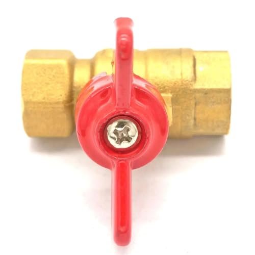 Válvula de bola de latón para eliminar fugas de agua y reparar tuberías con rosca de 1/2 6